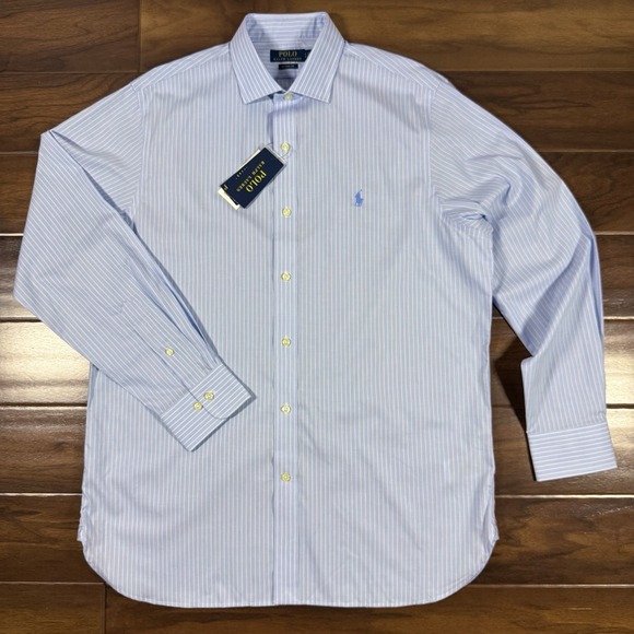 Polo Ralph Lauren Men's Size XL / 18 / 34 - 35 Classic Fit Button Up Dress Shirt